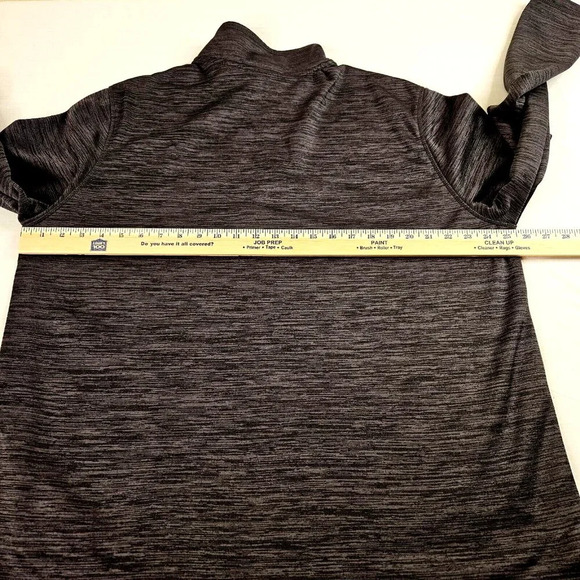 Eddie Bauer Pullover Men XL Charcoal Gray 1/4 Zip Active Performance Run Hike - Picture 9 of 12